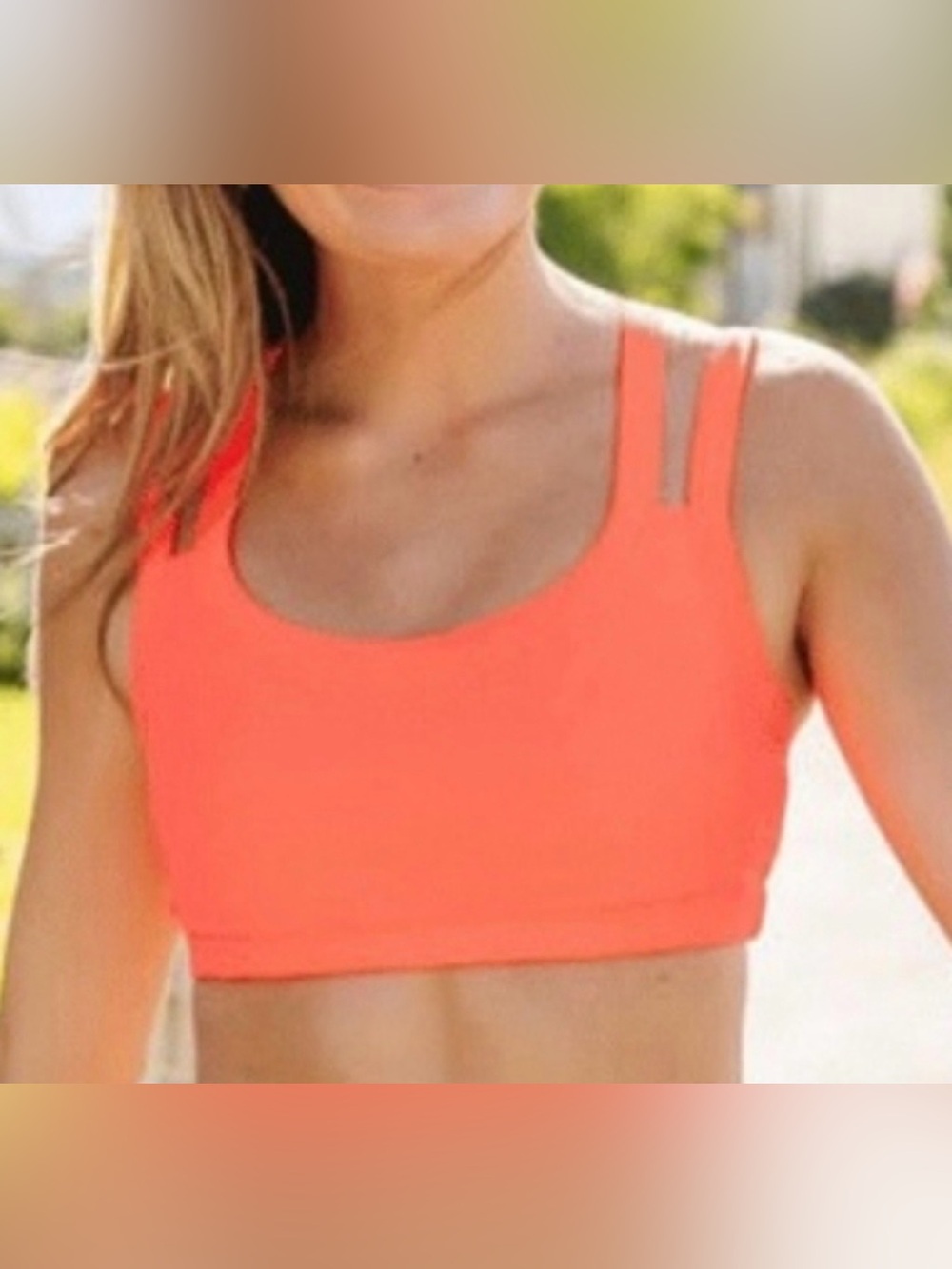 Kiava Sports Bra - Bright Coral